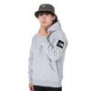Толстовка с капюшоном North Square Logo Unisex с флисовой подкладкой, цвет: серый, размер S [The Face] [FW23]