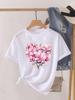 Watercolor Butterfly Cute 90s Clothing Lady Short Sleeve T Shirt Women Print Female Graphic T-shirts Fashion Clothes Casual Tee
