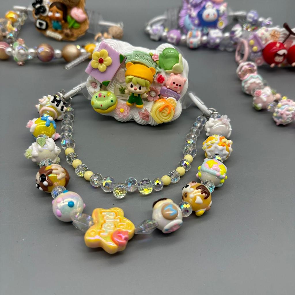 Сделай сам цепочку для телефона из бусин с оригинальным дизайном - Модный противоутерянный задний зажим