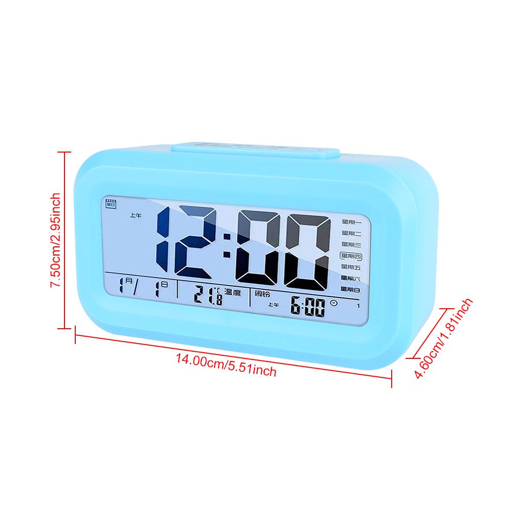 Светодиодные цифровые настольные часы цифровой будильник для офиса простые часы для дома спальни настольные мини электронные часы