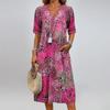 European Women Summer Dress V-Neck Swimsuit Cover Up Dress Fashion Beach Dress  Vacation