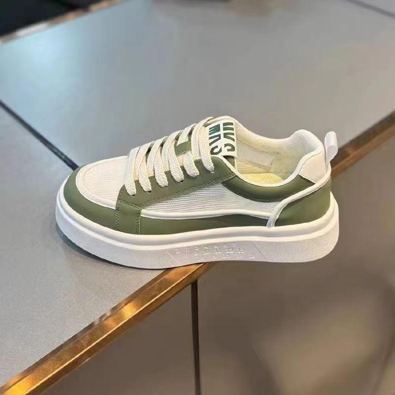 Мужские повседневные кроссовки для сноуборда, летние дышащие сетчатые мужские туфли, дышащие маленькие белые туфли, модная спортивная обувь на платформе