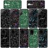 Для iPhone 16 15 Xiaomi Redmi Note 14 13 12 11 Pro Max X 8 16e Samsung Galaxy S25 S24 S23 Moto OPPO Huawei Chemistry Maths Equation Formula Phone Case