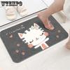 Коврик для туалетной двери, коврик для ванной комнаты, коврик для входа с изображением мультфильмов, коврик для спальни, за которым легко ухаживать
