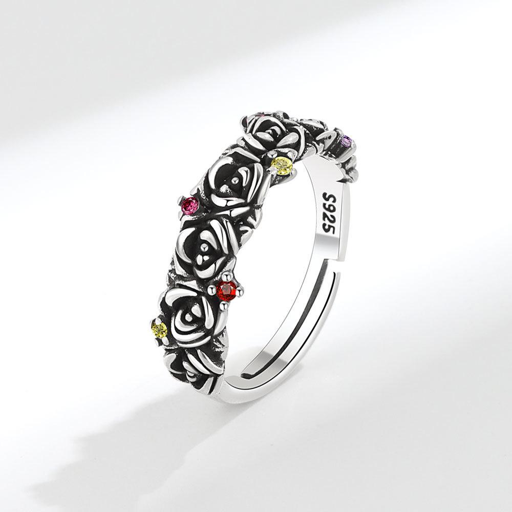 Женское персонализированное кольцо на палец с цирконием, кольца для женщин, обручальное кольцо из медного сплава золотого цвета, модные украшения на удачу, подарок, регулируемые женские кольца