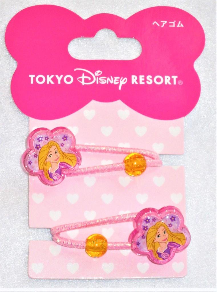Резинки для волос Disney Rapunzel, набор из 2 детских аксессуаров для волос Tokyo Disney Resort Limited Princess
