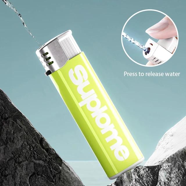 Забавная зажигалка, водяной пистолет, гаджеты, шутка или жизнь, розыгрыш, детская игрушка, игрушка для снятия стресса для вечеринки, подарки, летняя игрушка с водяным пистолетом