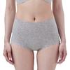 Kirei Labo Completely and Less Visible Cotton Blend KL2070 Gray M Shorts, Seamless, Hypoallergenic, Lines, Shorts, KL2070T, Women's, Moccasin,