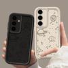 Cartoon Planet Print Phone Case For Samsung S25 S24 FE S23 S22 Ultra S21 S20 FE A55 A54 A53 A52 A35 A34 A15 A14 Soft Shockproof Frosted Silicone Cover
