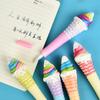 Ice Cream Cute Soft Gel Pen Signature Squeeze Sensory Toy Pen Funny Pinch Bounce Pen  Student