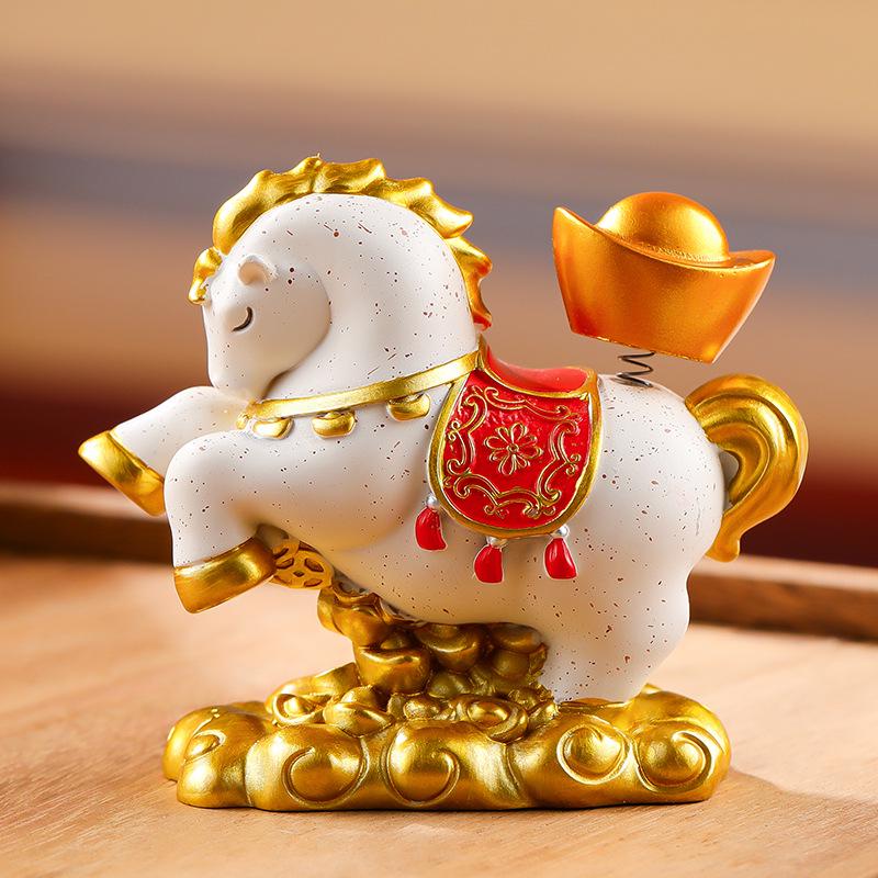 2026 Year of the Horse Zodiac Ornament: Instant Wealth National Tide Spring Festival & Christmas Gift for Clients