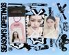 AESPA Карина Фотокарточка Poka Брелок Сезонное Приветствие Коллекционная Карточка Sigma My World Потрепанный Б/У