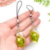 Ocean Series Transparent Green Resin Sea Conch Pendant - Mobile Phone Lanyard & Backpack Key Accessory