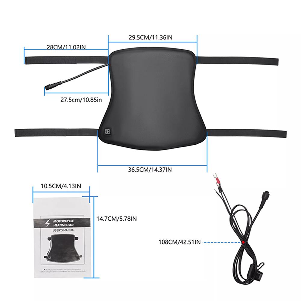 НОВАЯ 12 В Подогрев Подушки Сиденья Универсальная Для Мотоцикла ATV Электрический Подогрев Подогреватель Подушки Сиденья Для Versys 650 Для R1250GS NC750X