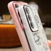 Милый прозрачный чехол для телефона с принтом планеты и астронавта для Samsung S24 Ultra S23 FE S22 S21 S20 FE A54 A34, мягкий силиконовый противоударный защитный бампер для объектива