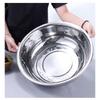 Homeglen Large Round Stainless Steel Multi-Purpose Bowl