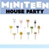 Seventeen ОФИЦИАЛЬНЫЙ KOREA MINITEEN HOUSE PARTY персонаж POP UP товары MD