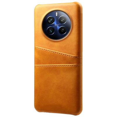 Чехол для телефона для Realme 12 Pro 5G/12 Pro+ 5G Оболочка Кожа+ПК Двойные слоты для карт Задняя крышка