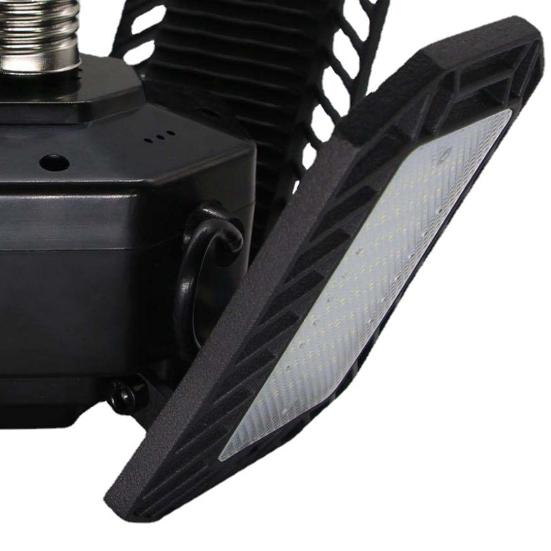 Светодиодный потолочный светильник для гаража, складной, деформируемый, 60 Вт, супер яркий, водонепроницаемый, энергосберегающий, склад, парковка, подвал, лампа