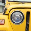 Round Headlight Bezel Headlamp Mount Bracket Rings For Jeep Wrangler TJ 97-06