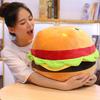 Cartoon Snacks Pillow Expression Pack Hamburger Grilled Sausage Popcorn French Fries Bread Ice Cream Doll Plush Toy