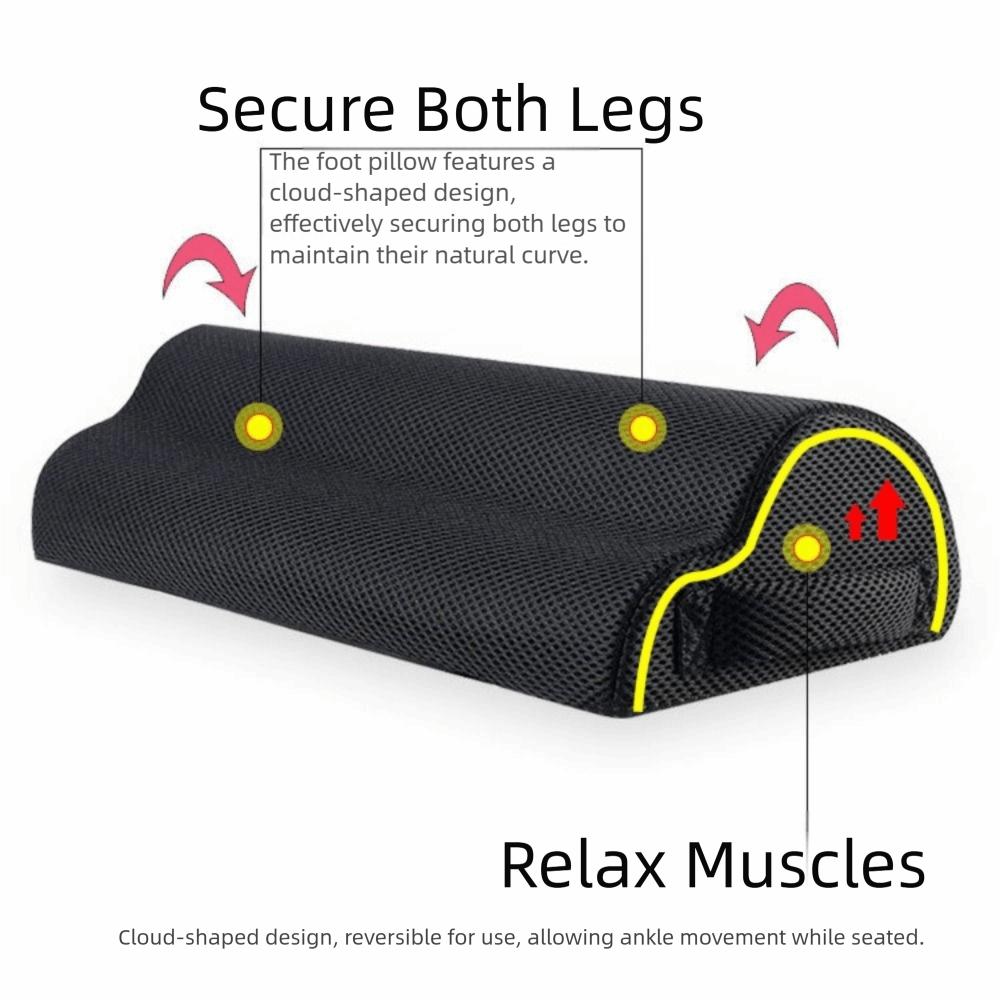 Sponge Feet Pillow Support Cloud Shape Relaxing Foot Pillow for Home Office Computer Work