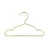 10pcs Metal Wire Children's Hanger Small Gold Clothes Hanger Mini Pet Hanger