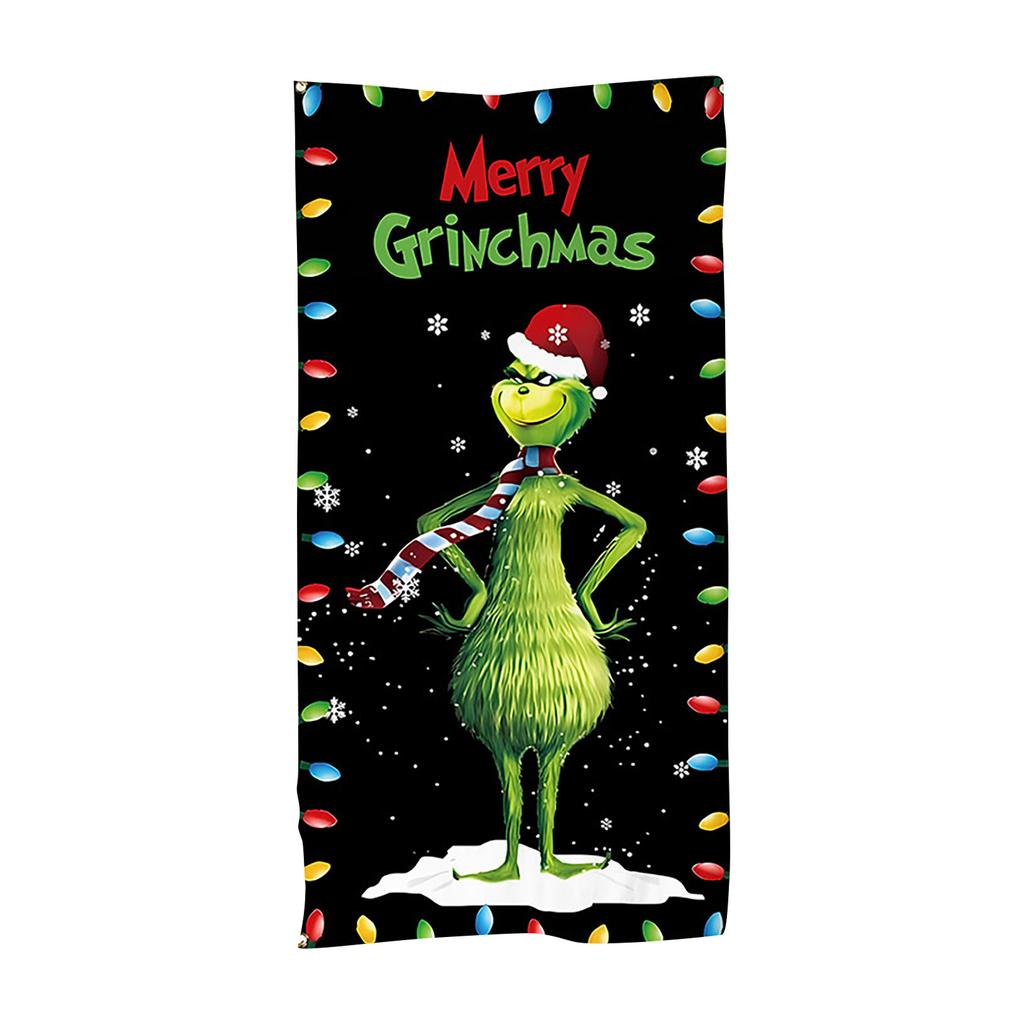 Пляжное полотенце Green Legend с принтом Зеленое пляжное банное полотенце