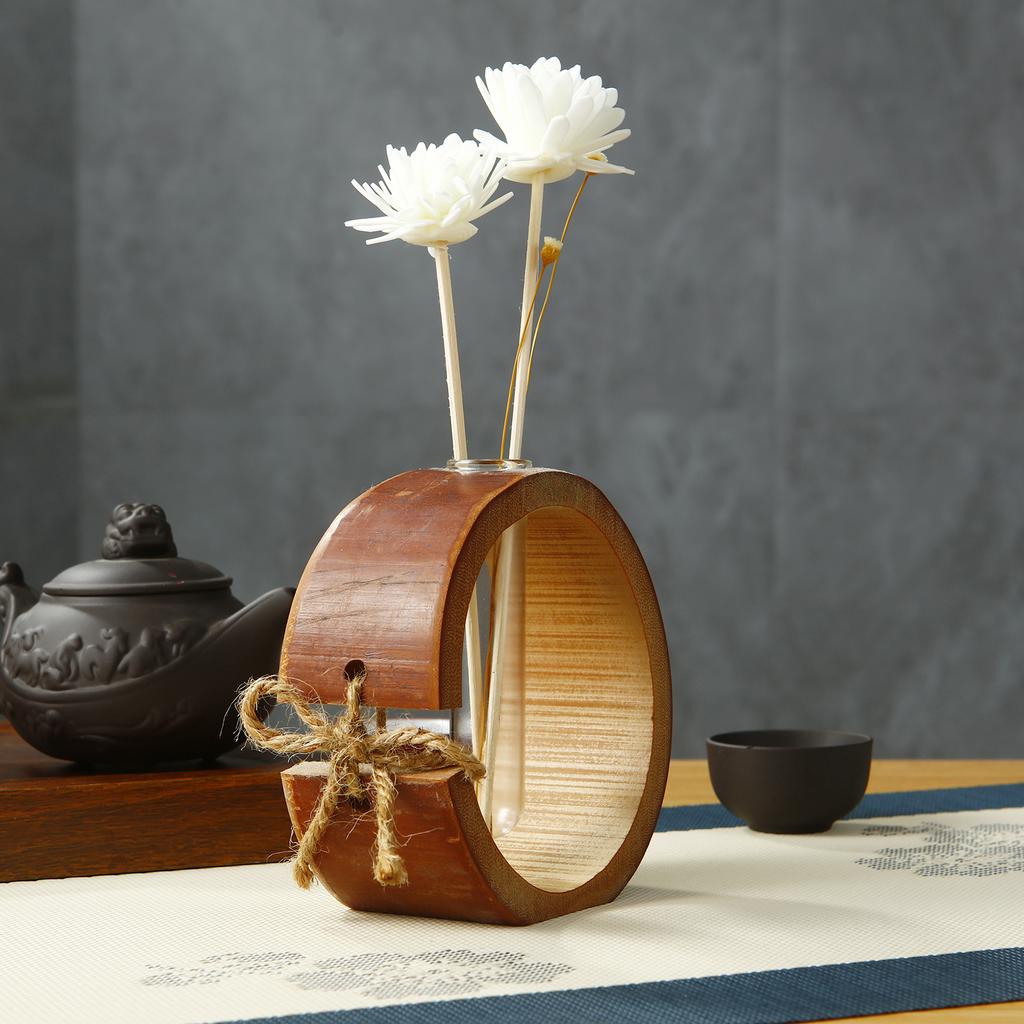 Бамбуковый диффузор для дома, бутылка, подарки для вечеринок, стеклянный контейнер, диффузор с палочками, бутылка для эфирного масла, диффузор с цветами, палочки