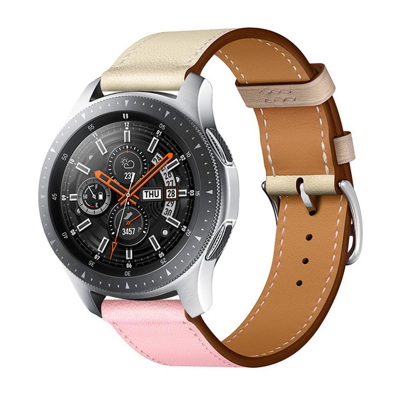 20mm 22mm Band For Samsung Galaxy Watch 6/4 Classic 5 pro/Active 2 44mm 40mm Sport Leather Bracelet Huawei GT 4-3-Pro-2-2e Strap