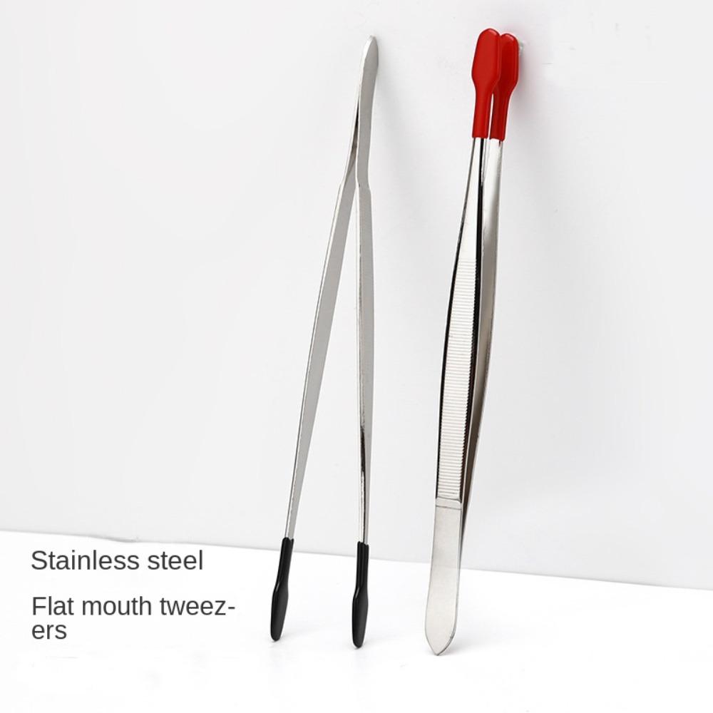 2 шт. Мягкие пинцеты с черным и красным наконечником, резиновые пинцеты для поделок, инструменты Nice Control