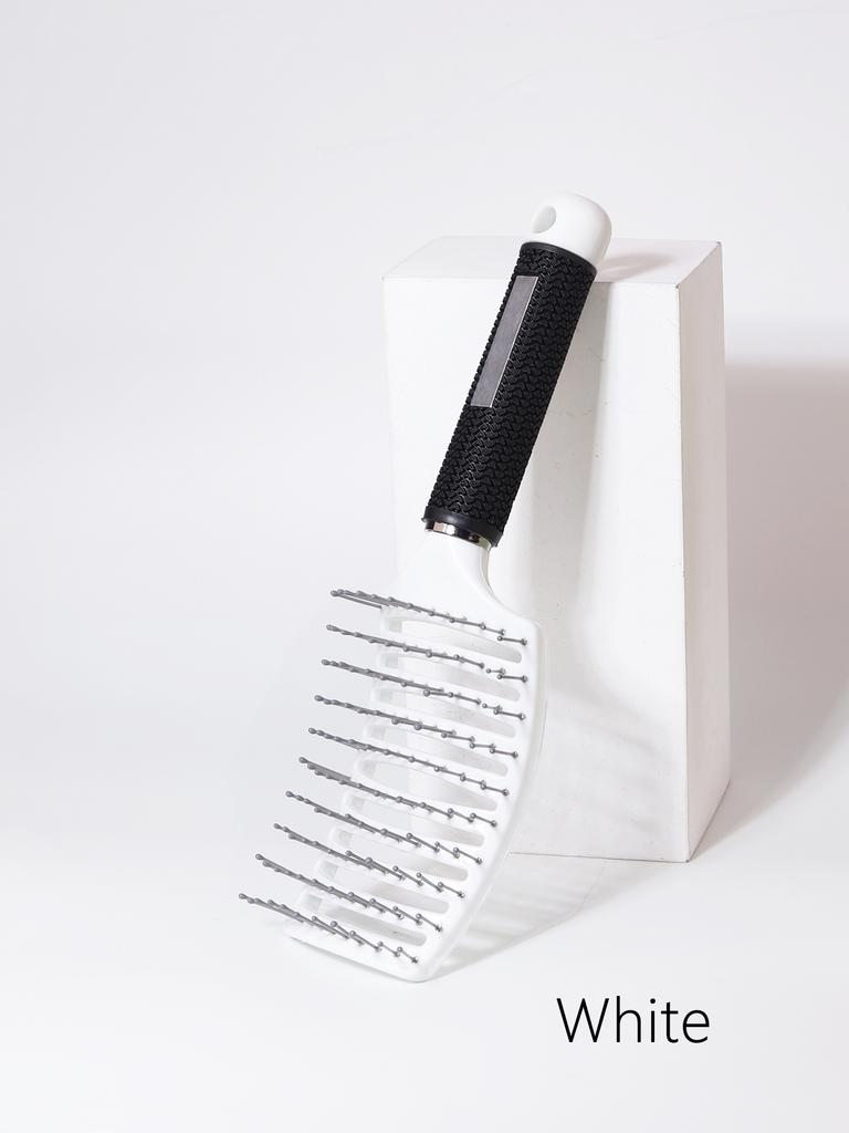 Полый дизайн антистатическая нейлоновая массажная расческа для кожи головы с защитой от спутывания волос, салонный инструмент для причесок Специально для париков из натуральных волос