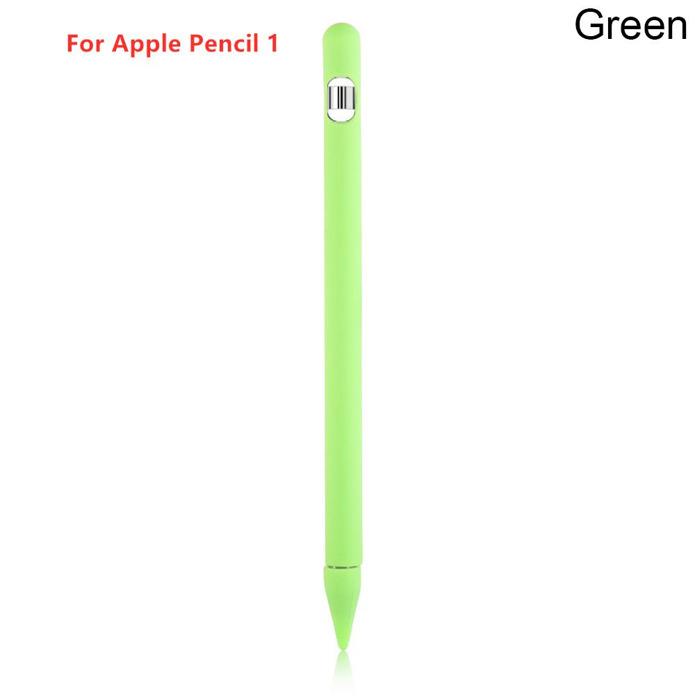 4 In 1 Colorful Soft Silicone Cover For Apple Pencil 1st Generation Case For iPad Tablet Touch Pen Stylus Protective Sleeve Case