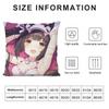 Chocola Nekopara Аниме Наволочка Двусторонняя Удобная Наволочка Подходит для Автомобиля Дивана Спальни и Других Сцен