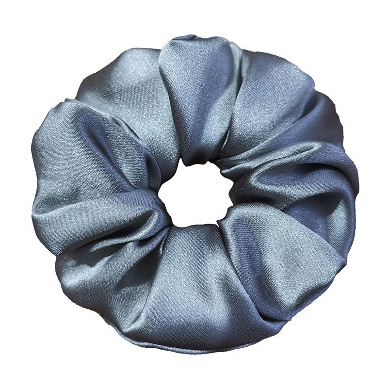 European and American New Style Simple Navy Blue High-End Women's Scrunchie Large Hair Accessory Head Flower Elegant Versatile Trendy