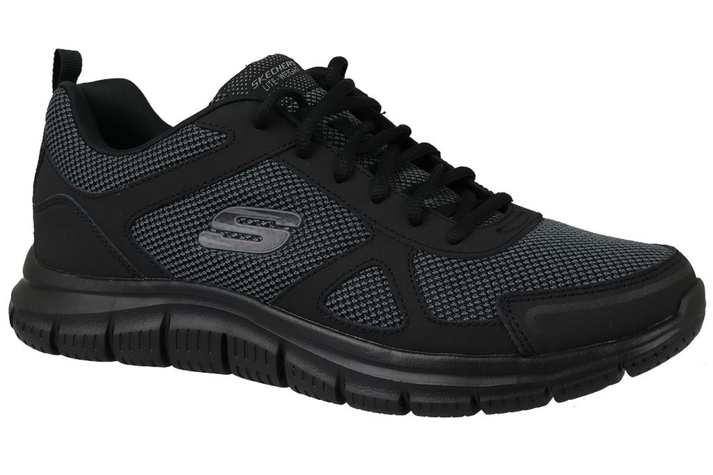Skechers Track - Bucolo, Mens Black Training Shoes