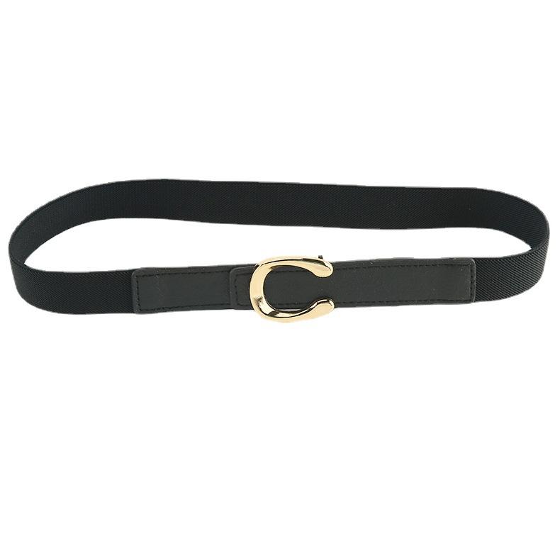 Эластичный пояс для пальто, аксессуары, декоративный пояс для костюма, женский, осенне-зимний, летний, черный.