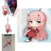 Брелок Ditf Darling In The Franxx Zero Two 002 Акриловый брелок Премиум качества Подарок для любителей аниме