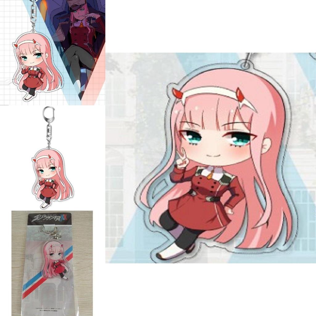 Брелок Ditf Darling In The Franxx Zero Two 002 Акриловый брелок Премиум качества Подарок для любителей аниме