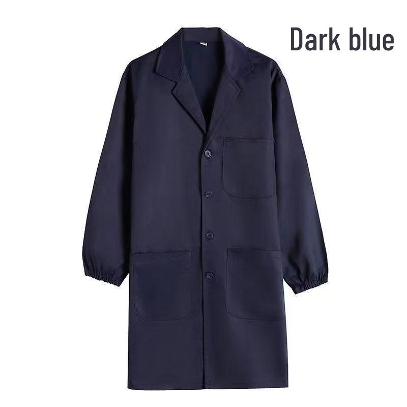 Men's & Women's Camouflage Work Coveralls - Breathable, Dustproof Long Sleeve Overalls and Apron, Blue