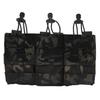 Подсумок для тройного магазина Molle с эластичным шнуром Cordura Fixed Solidly Triple Magazine Pouch Holder для