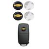 DRL1 2pcs 20pcs Chevrolet Hot sale 14mm 3D Aluminum Car Logo Key Fob Decoration Emblem Auto Key Badge Sticker Accessories