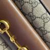 [Pre-Owned] Gucci Horsebit 1955 Small Shoulder Bag 'Beige/Ebony' - Very Good #1U5QXEV