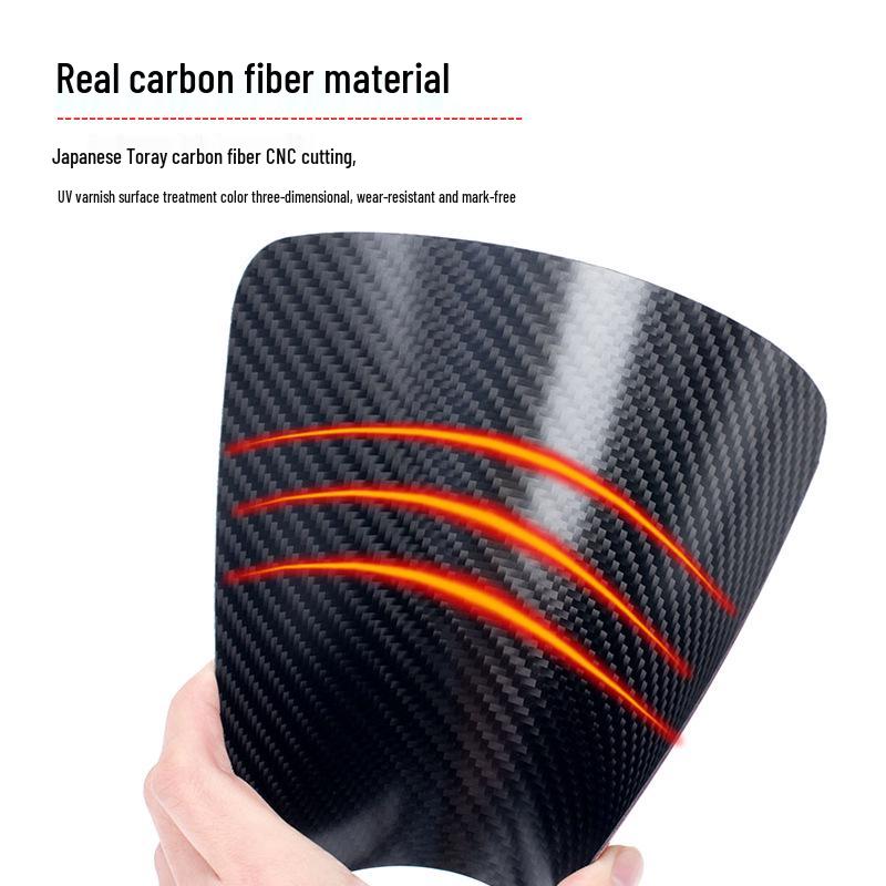 Real Carbon Fiber Center Console Trim for Tesla Model 3/Y