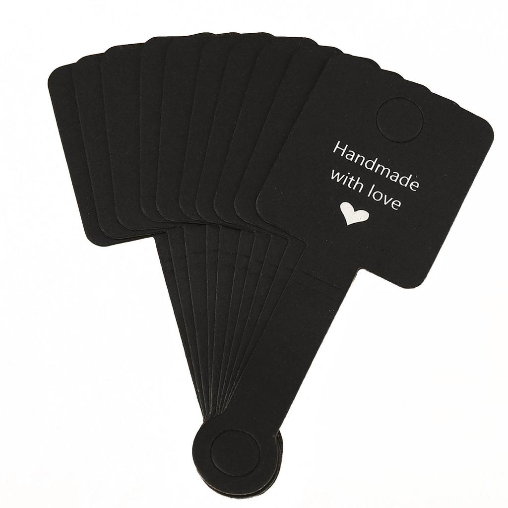 Портативные самоклеящиеся карточки для демонстрации Крафт-бумага Демонстрационные складные бирки для ювелирных изделий для DIY-проектов и демонстрации продукции