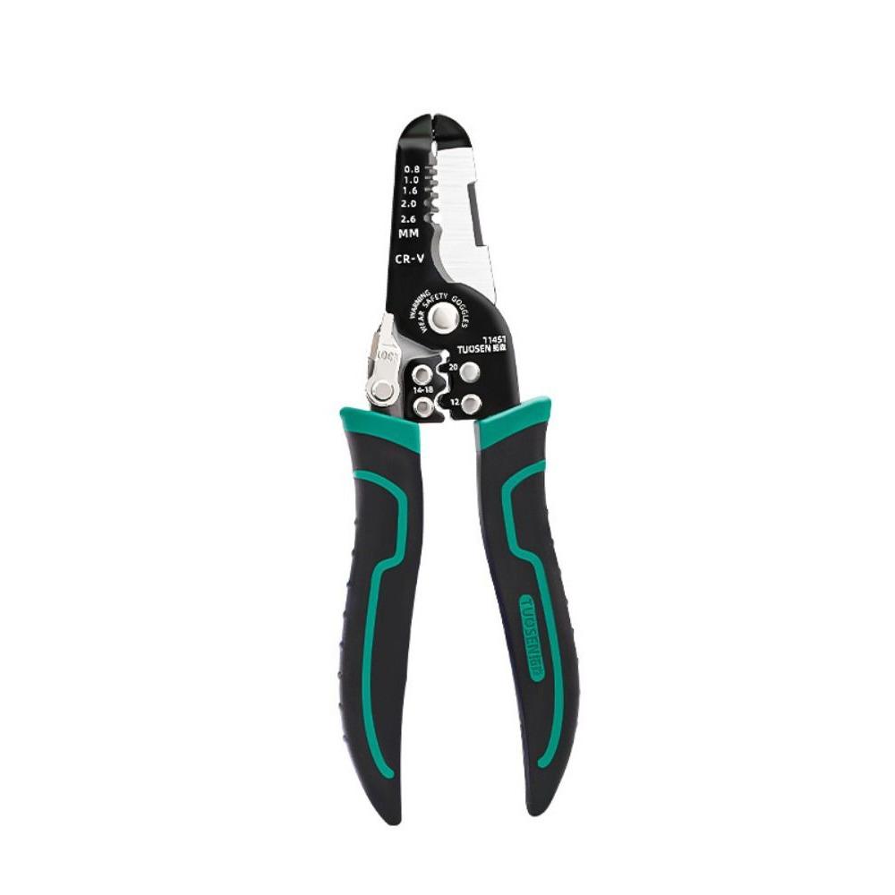 Многоцелевые электрические клеммы Обжимные клещи Зачистка Резка Инструмент для зачистки проводов Электрик