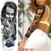 1 PC 480*170MM Full Arm Temporary Tattoo Sticker Sleeve Men Women Fashion Sexy Fake Tattoo Wolf  Lion Tiger Painting Tattoo Skull Angel Tattoo