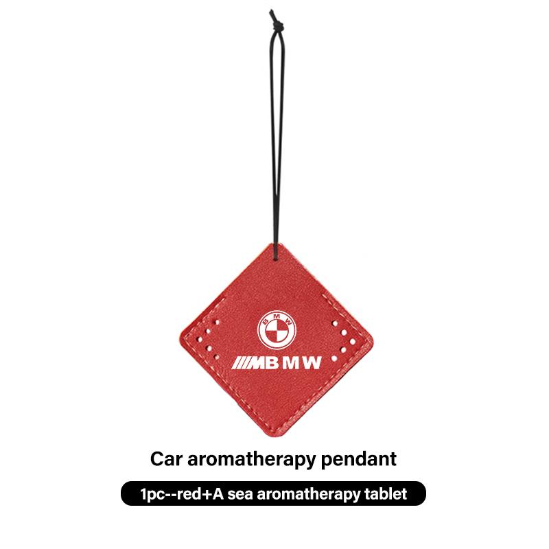 OOYR4 Car Fragrance Pendant Air Freshener Aromatherapy Perfume Tablet For BMW M 1 3 4 5 6 7 Series X1 X3 X4 X5 G20 G38 F48 E36 E39