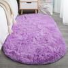 Большой размер мягкий длинный плюшевый пушистый ковер плюшевый коврик на пол овальный моющийся украшение для дома