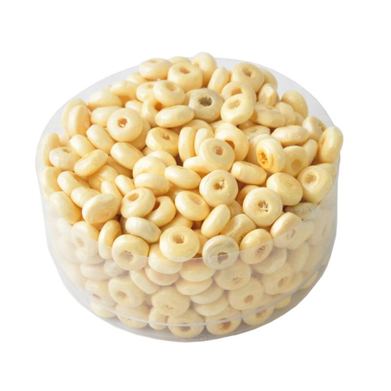 Креативные деревянные конфетные цвета 100 шт. 3*6 мм аксессуары счеты свободные бусины-разделители ожерелье браслет для самостоятельного изготовления ювелирных изделий ручной работы